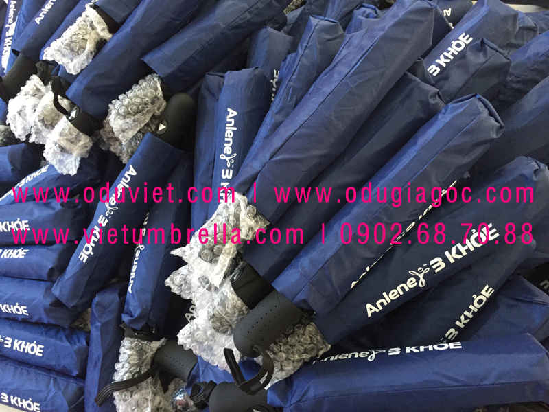 xưởng sản xuất ô dù cầm tay in logo quảng cáo